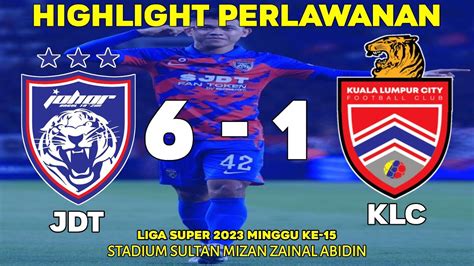 SOROTAN PERLAWANANJOHOR DARUL TA ZIM VS KUALA LUMPUR CITY FC LIGA