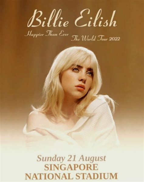 Billie Eilish Vip Priority Standing Pit Tickets Vouchers Event