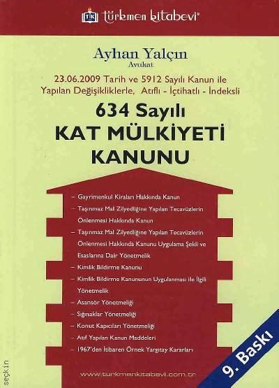 Kat Mülkiyeti Kanunu Ayhan Yalçın Kitap