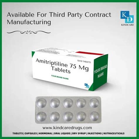 Amitriptyline Mg Tablets Packaging Size X Alu Alu At Rs Box