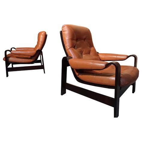 Vintage Dutch Cognac Colored Leather Club Chair At 1stdibs