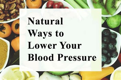 Top 10 Natural Ways To Lower Your Blood Pressure