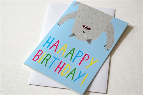 Funny Birthday Card Birthday Card Happy Birthday Animal - Etsy