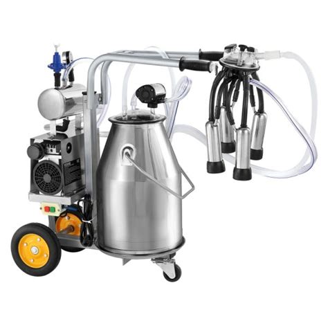 Dropship VEVOR Electric Cow Milking Machine 6 6 Gal 25 L 304