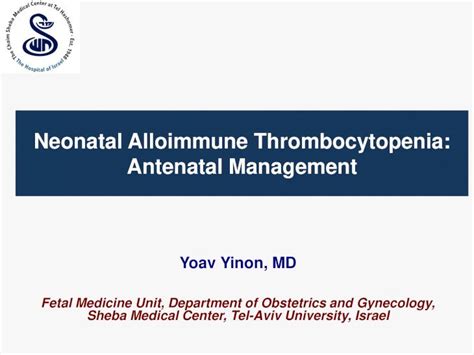 Pdf Neonatal Alloimmune Thrombocytopenia Antenatal Management