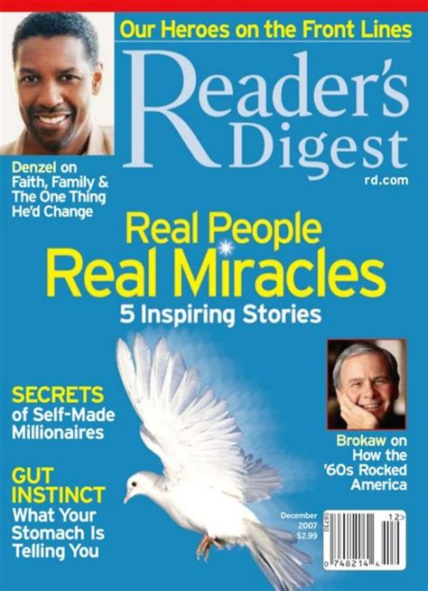 readers digest december   heroes   front lines ma