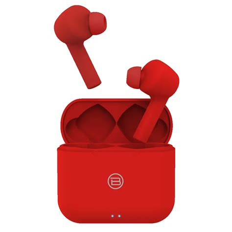 Biconic Focus True Wireless Earbuds With Charging Case Red Shop