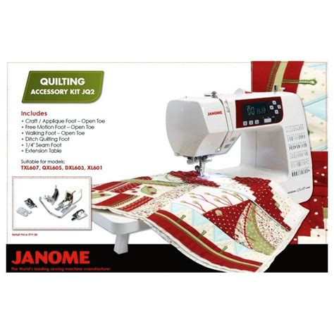 Janome Jq2 Quilting Accessory Kit Sew Essential