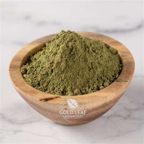 Super Green Malay Kratom Powder Gold Leaf Botanicals