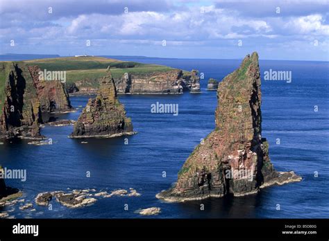 Sea Stacks At Duncansby Head Near John Ogroats North West Tip Of