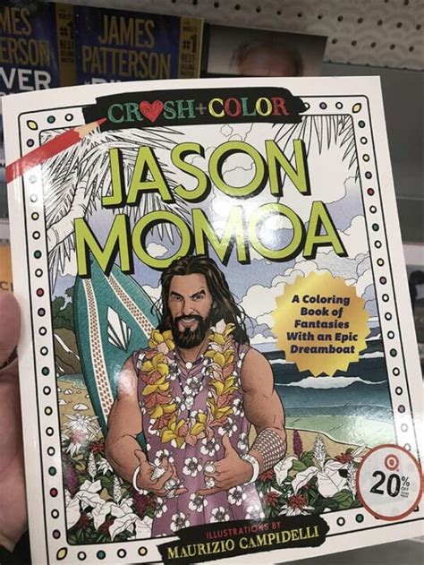 This Jason Momoa Coloring Book Promises To Help You Relieve Stress