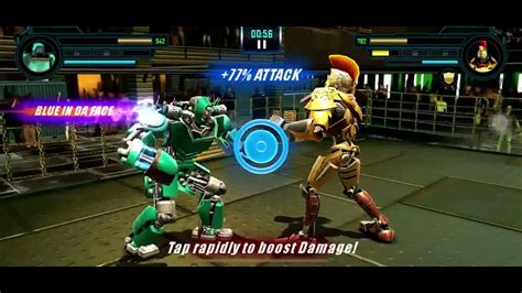 Real Steel Wrb Bluebot Vs Midas Youtube