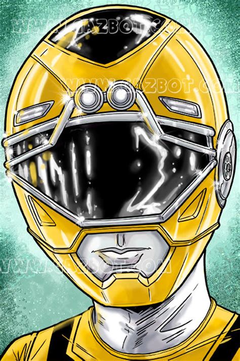 Power Rangers: Turbo Yellow Ranger - Etsy