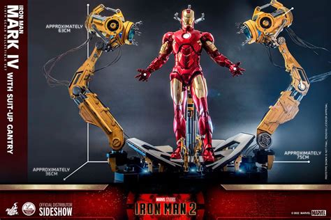 1 4 Quarter Scale Statue Iron Man Mark Iv With Suit Up Gantry Iron Man