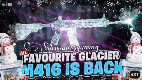 Finally Glacier M Is Back In Bgmi Glacier Akm Crate Opening