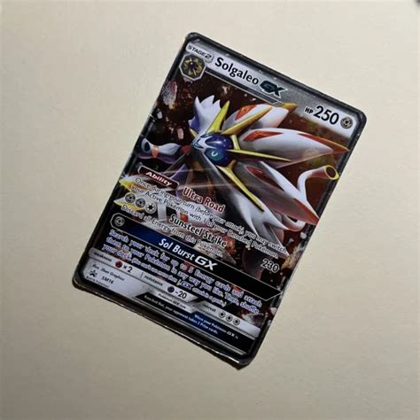 Carte Pokemon Solgaleo Sm16 Gx Promo Ultra Rare Soleil Et Lune Sl Fr