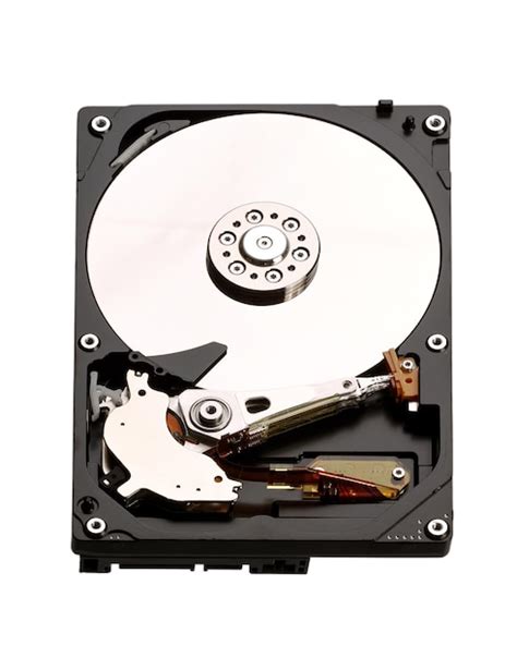 Крупный план жесткого диска hdd. фото высокого разрешения. | Премиум Фото
