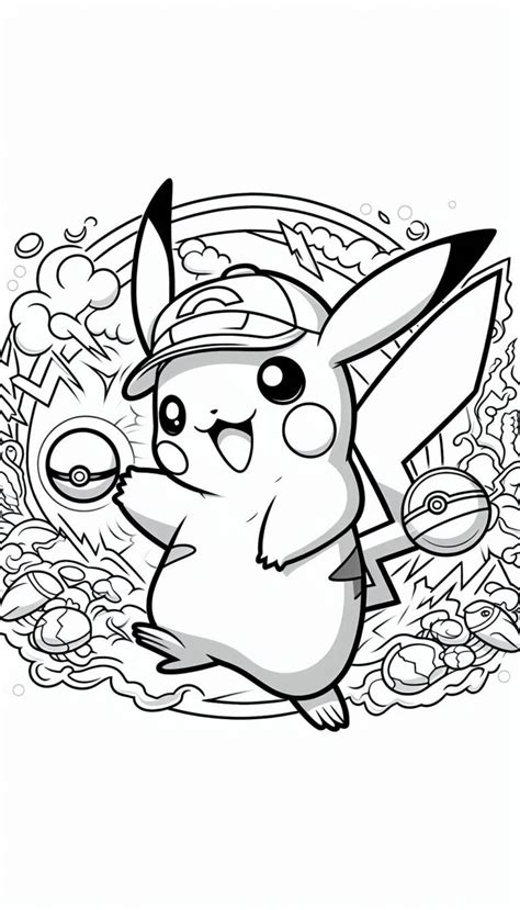 Coloriage Pikachu Unique Dessins Imprimer