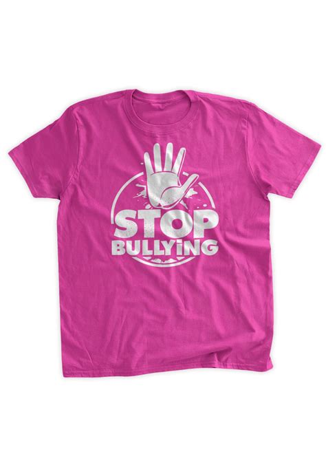 Stop Bullying T Shirt Anti Bullying Tshirt Pink Shirt Day School Shirt