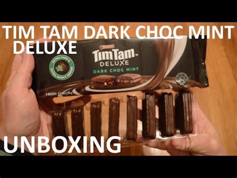 Unboxing Arnott S Tim Tam Deluxe Dark Choc Mint Youtube