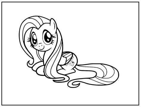 62 Fluttershy Coloring Pages