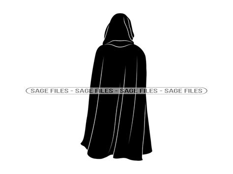 Cloak SVG Hood Svg Cape Svg Cloak Clipart Cloak Files For Cricut