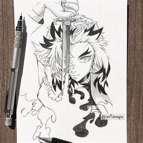 Rengoku By Artensya Really Good💥 Are You An Animeartist Take On The