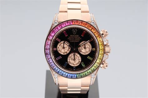 Rolex Daytona Rainbow Rose Gold 116595rbow 名牌 手錶 Carousell