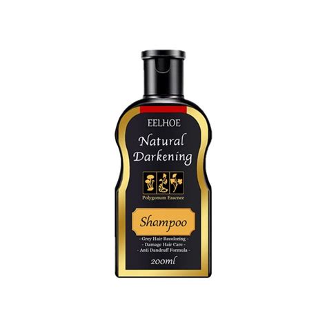 Natural Plant Black Hair Shampoo Permanent Black Hair Color Hair Dye