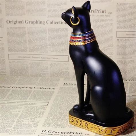 Artefacts Gyptiens Statue De La D Esse Bastet Du Chat Gyptien