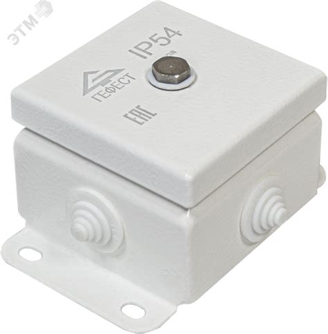 Коробка монтажная огнестойкая КМ-О (8к)-IP55-0808,4 ввода артикул ...