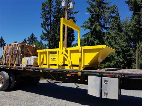 Self Dumping Crane Skips For Overhead Lifting SCS Manufacturing Inc