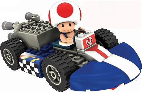 Knex Super Mario Mario Kart Wii Toad Standard Kart Set 38044 Toywiz