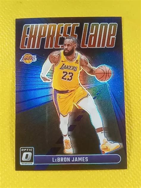 2023 24 DONRUSS OPTIC LeBron James SP Express Lane Violet Prizm 9