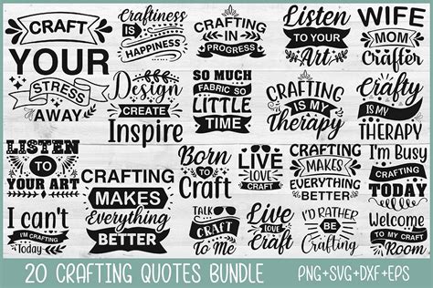 Crafting Quotes Bundle Graphic By Crafthill Creative Fabrica