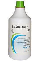 Ветеринарный препарат Байкокс 2,5% раствор от Bayer (Байєр). Инструкция ...