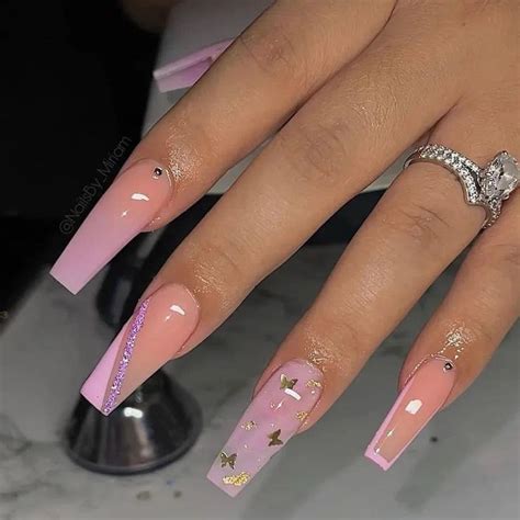 Pin By Lilia Rosario Cueva Ore On Manicura De U As Pink Acrylic Nails