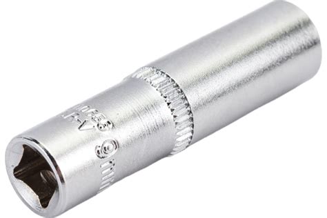 Головка торцевая глубокая 6 граней (9 мм; 1/4 Dr) KRAFT KT 700656 ...