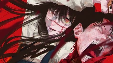 Wallpaper Chainsaw Man Misaka Asa Scars Black Hair School Uniform