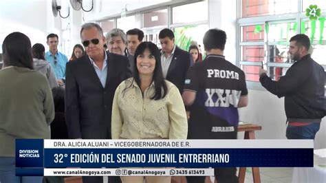 DIVISIÓN NOTICIAS 32º edición del senado juvenil entrerriano Alicia