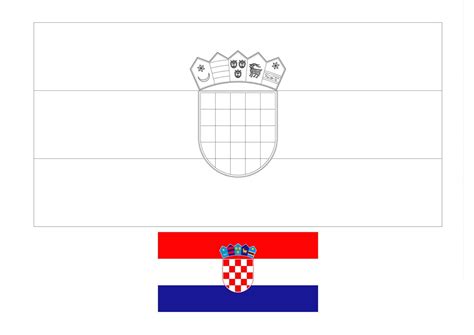 Dibujo De Bandera De Croacia Emoji Para Colorear Dibujos Para Porn