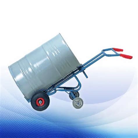 Powertech Hydraulics Mild Steel Drum Trolly No Of Wheels 4 Loading