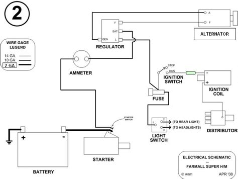 Farmall M 12 Volt Conversion With Magneto Wiring Diagram Vol