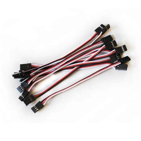 Pcs Cm Mm Male To Male Jr Plug Servo Extension Lead Wire Cable