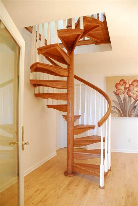 Wooden Spiral Stairs