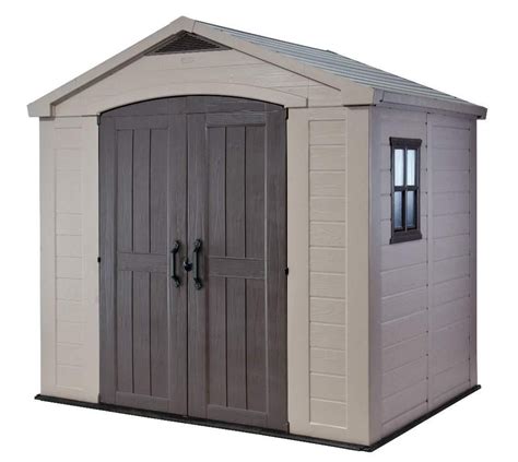 KETER FACTOR 8'x6' SHED 2.6mx1.8m