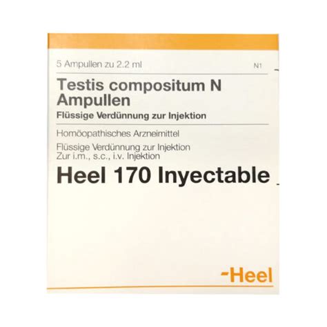 Testis Compositum N Heel Caja X Ml Alimentarte Saludable