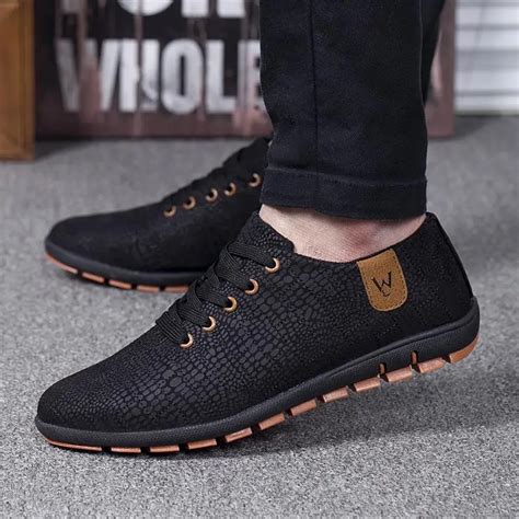 Spring Summer Men Shoes Breathable Mens Shoes Casual Fashion Low Lace