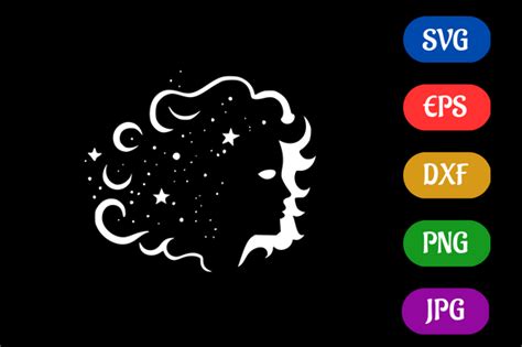 Celestial Svg Eps Dxf Png  Graphic By Creative Oasis · Creative Fabrica