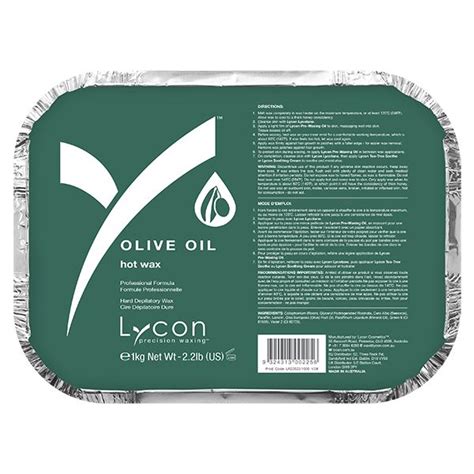 Lycon Olive Hot Wax Kg National Salon Supplies